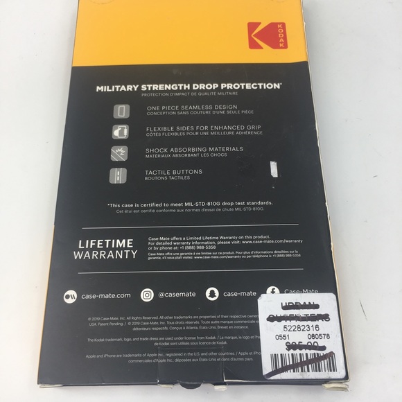 Case Mate phone case iPhone 8 Plus Kodak New - Picture 7 of 8